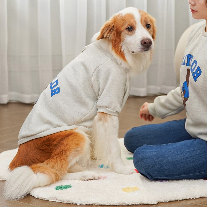 Moletons para Cães Grandes Outono Inverno Roupas de Luxo para Cães Casaco Quente para Animais de Estimação Jaqueta para Cães Grandes Roupas Esportivas ao Ar Livre Moletom para Cães