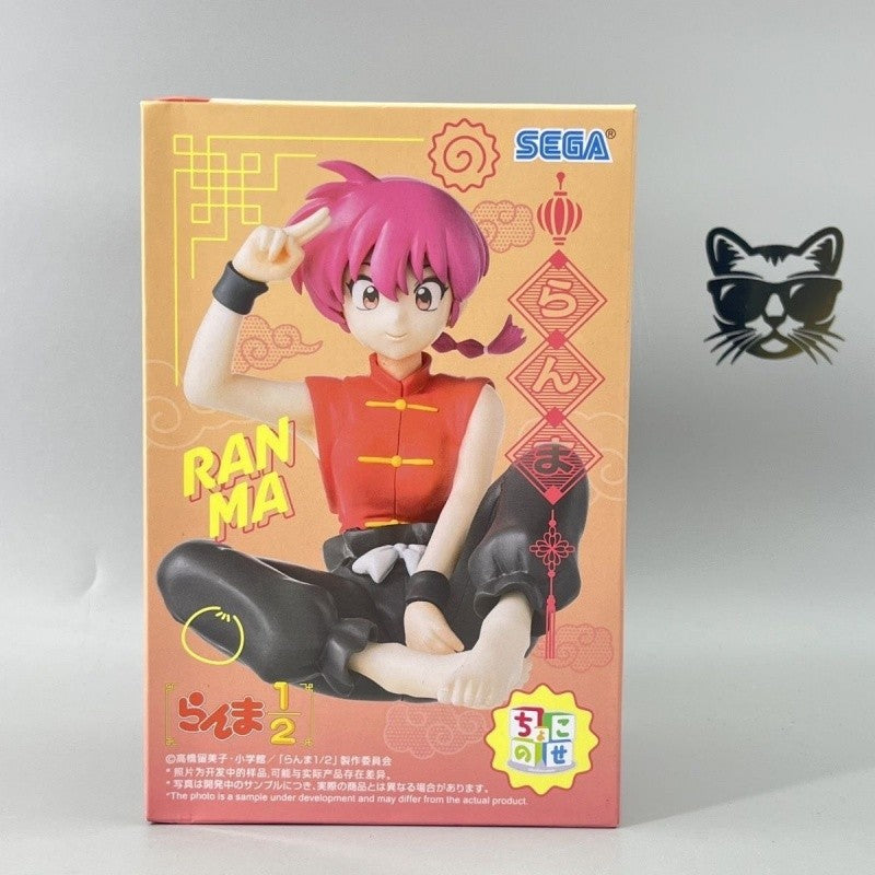 Original SEGA Ranma 1/2 Luminasta Shampoo Tendou Akane Saotome Ranma 19Cm Boneca Kawaii Action Figure PVC Modelo Brinquedos Colecionáveis