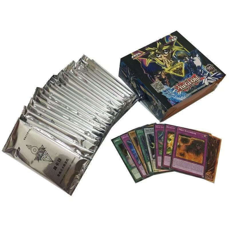 Yu-Gi-Oh Anime jogo Coleção de cards Dragão Branco de Olhos Azuis TCG Caixa de Booster Brinquedo infantil