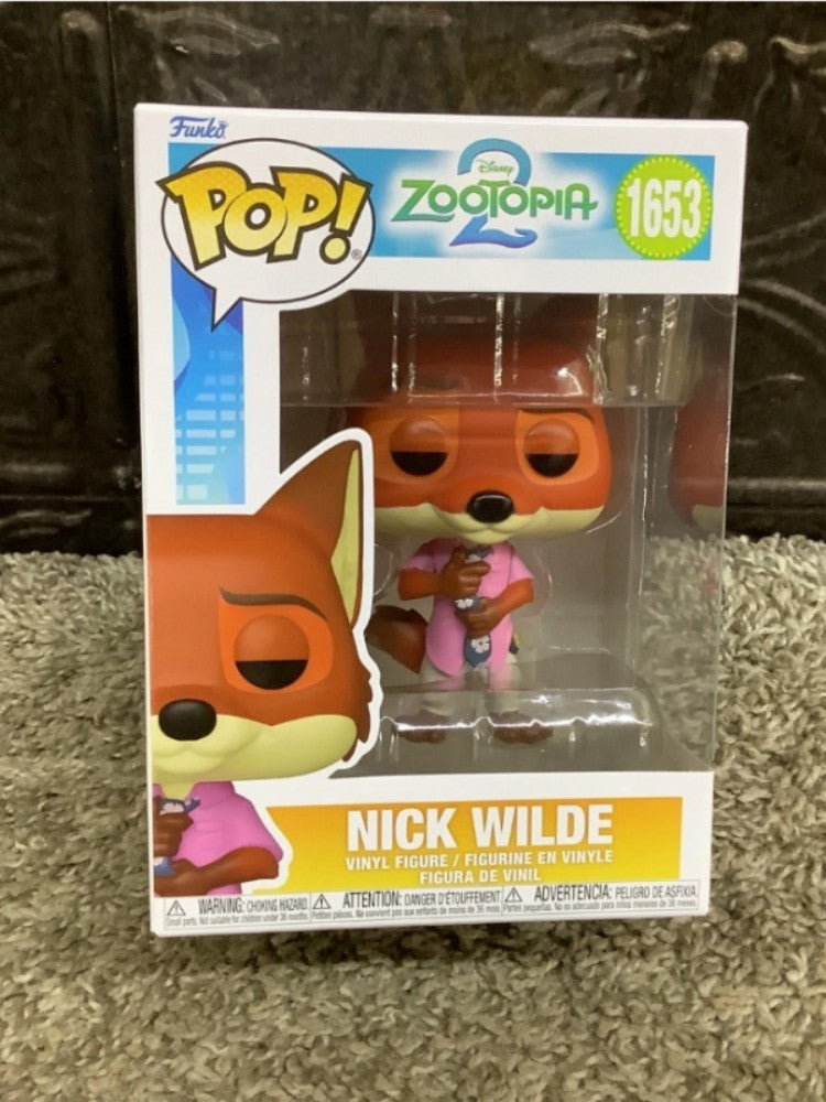 Zootopia Funko Pop Oficial Genuíno Boneco de Ação Modelo Boneco de Ação Judy Hopps Nick Wilde 1652 1653 Esculturas em Vinil