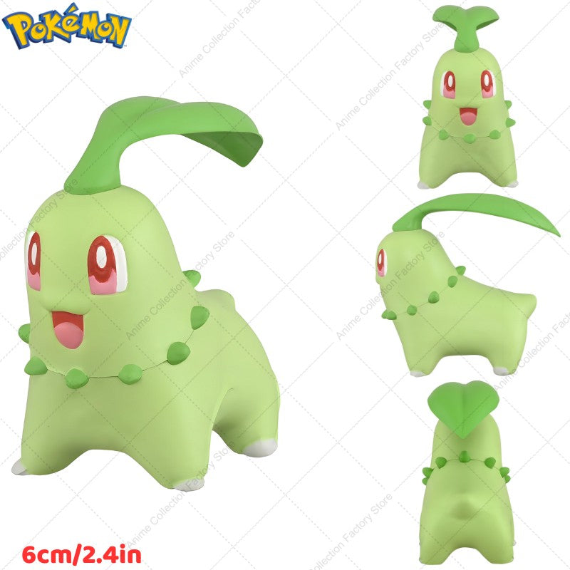100% Original Takara Tomy Pokemon Figure Toys Chikorita Totodile Tepig Mega Metagross Charizard X PVC Figurine Model Dolls Gifts