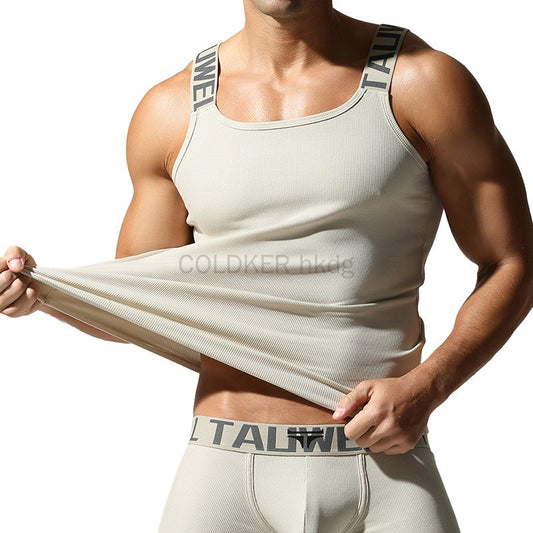TAUWELL Fashion Men Tank Tops Sleeveless Tops Summer Undershirt for Gym Casual Wear Skinny Streetwear O-neck Male Vests 2025