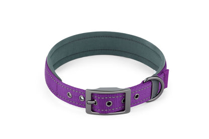 Coleira de cachorro para ambientes externos Fivela de metal Coleira de nylon respirável Coleira de pescoço de alta qualidade para cães de médio e grande porte