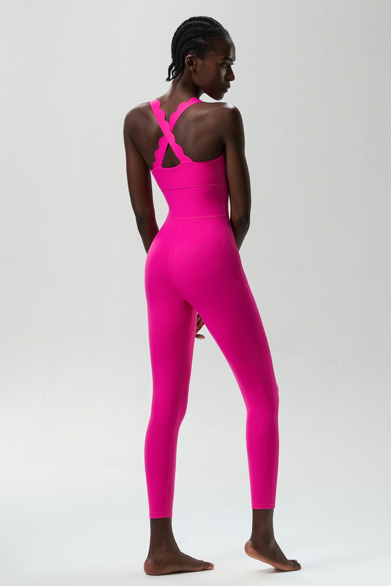 One-Piece Yoga Jumpsuit Women Gym Running Suit Super Soft Slim Fit Fitness Onesie Breathable High Stretch Workout Clothes Tights