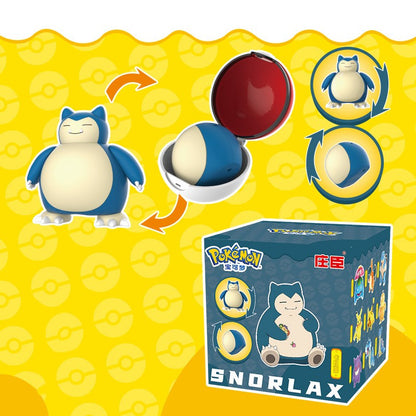 Pokémon Genuíno Pokébola Transformar Charizard Bulbasaur Gengar Dragonite Bonecos de Brinquedo Anime Snorlax Lapras Lucario Modelo de Bonecos