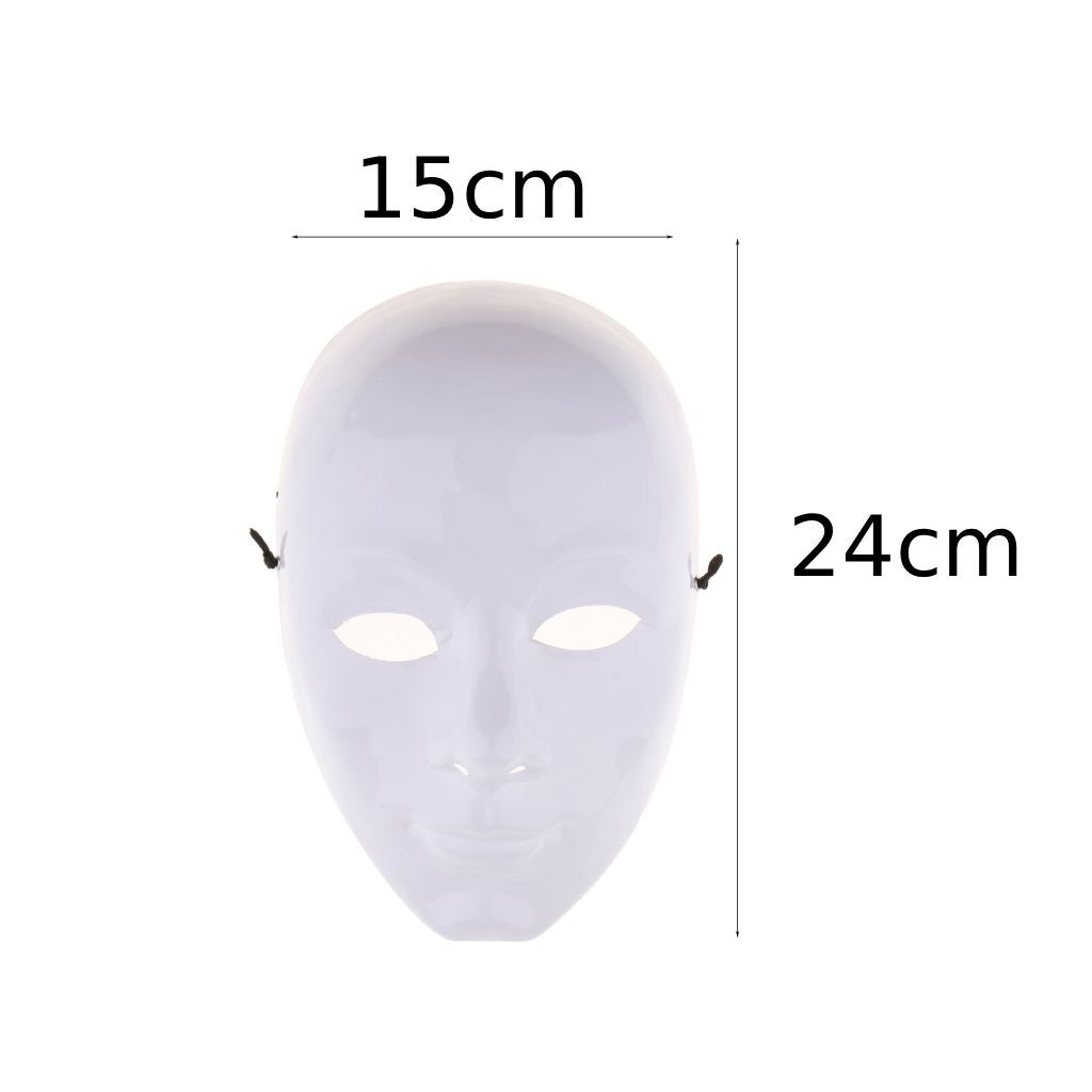 DIY Unpainted Face Masquerade Costume s for Party Decoration Accessories