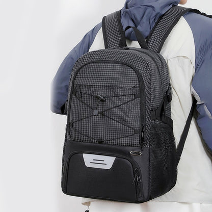 Mochila Esportiva de Basquete para Deslocamento Caminhada Trekking Acampamento com Bolso para Calçados, Viagem ao Ar Livre, Futebol, Academia, Mochila Escolar