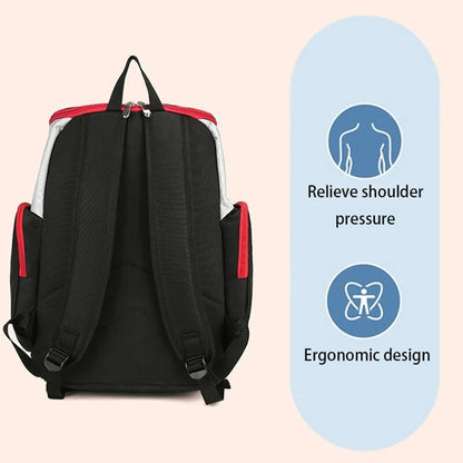 Mochila Masculina De Grande Capacidade Para Basquete Camadas Múltiplas Mochila Masculina Mochila De Basquete Esportiva