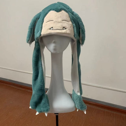 Chapéu De Airbag Pokémon Novo Desenho Animado Bonito, Chapéu Com Orelhas Que Se Movem, Chapéu Quente De Inverno, Presente De Natal Para Crianças