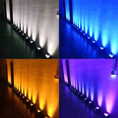 SHEHDS 4Pcs/6pcs/8pcs Wireless Remote Control Wifi APP Smart LED Par 6x18W 6in1 RGBAW+UV Battery lamp For DJ Disco