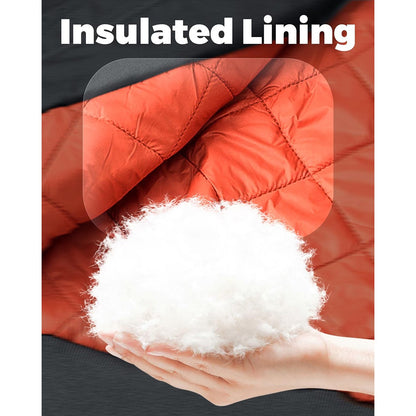 MAGCOMSEN Men's Aviator Jackets Thick Warm Orange Lining Bomber Jackets Fall Winter Casual Windproof Coats