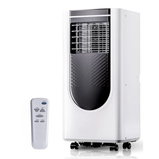 Ar-Condicionado Portátil de 8000 BTU com 4 Modos para Resfriamento Eficiente Economia de Energia Controle Remoto Timer de 24 Horas Ideal para Quartos