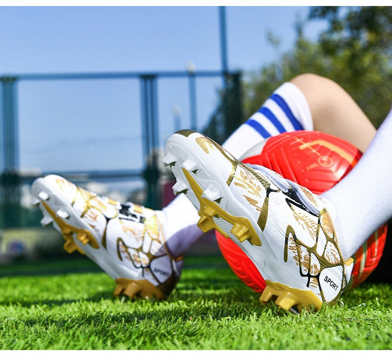 New Kids Football Boots Non Slip Professional Fast Children Football Shoes Original Boys Soccer Shoes Indoor Match Ultralight