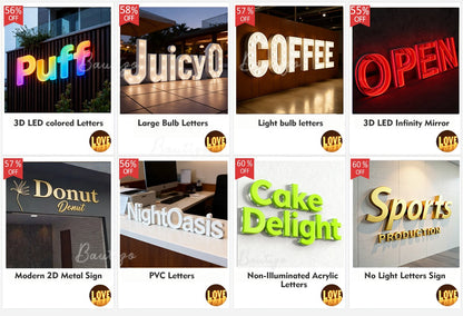 Custom Advertising Led Letters RGB Light Sign Luminous Signage Full Color Acrylic Business Logo Wall Brand