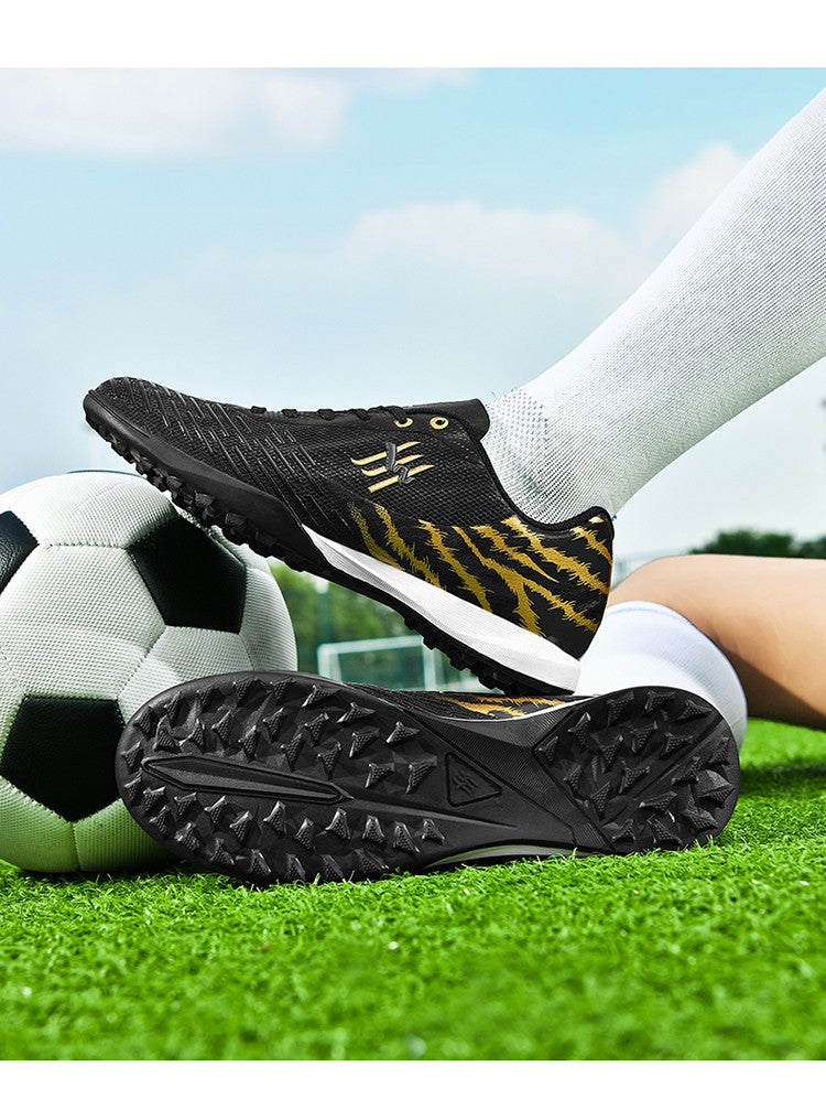 Unisex Youth Soccer Cleats Lightweight FG Football Shoes for Match Training Enhanced Grip Durable Comfortable