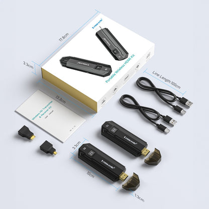 Transmissor e Receptor HDMI sem fio Lemorele 1080P Reunião Transmissor de Áudio Bluetooth para Laptop TV Projetor Monitor Câmera