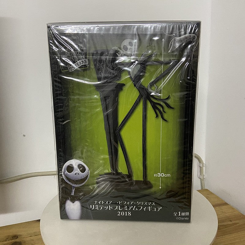 The Nightmare Before Christmas Jack Skellington Figures 25th Anniversary Years Tim Burton Figura Collectible Model Toys