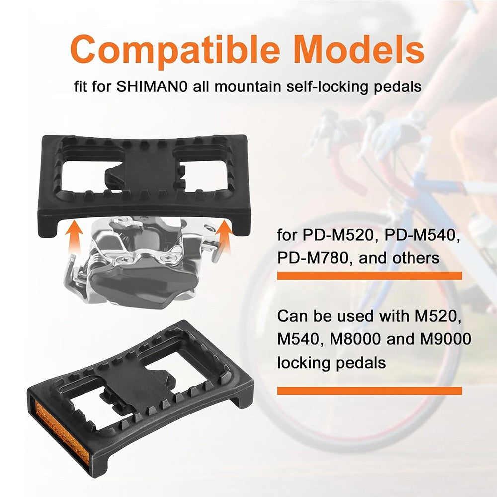 SM-PD22 SPD Cleat Flat Mountain Bike Pedal Bicycle PD-22 For M520 M540 M780 M980 M970 M770 Clipless MTB Pedals
