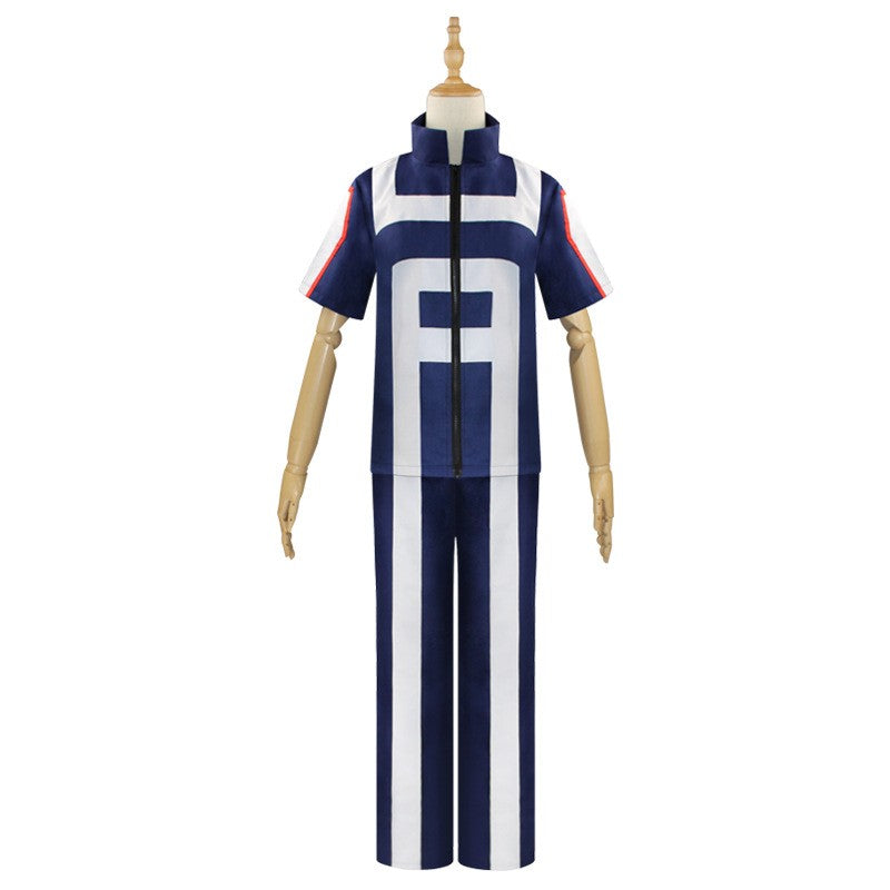 Anime My Hero Academia Boku Cosplay Gym Sport Costume Men Women School Suit Uniform T-shirt Pants Gymnastics Clothes Full Set