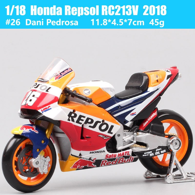 1/18 Maisto KTM RC16 Redbull Ducati GP21 GP22 GP23 GASGAS Honda RC213V Repsol Yamaha YZR-M1GP Moto Modelo de Corrida