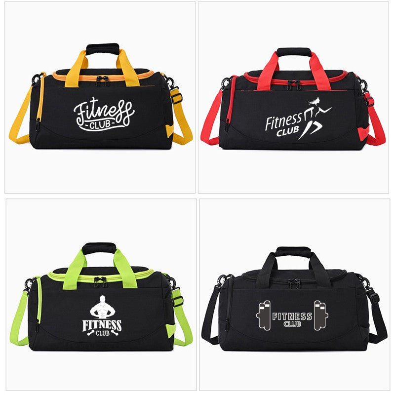 Personalized customized soccer bag logo with dry wet separation handbag luggage sports bag printed with logo pattern
