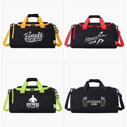 Personalized customized soccer bag logo with dry wet separation handbag luggage sports bag printed with logo pattern