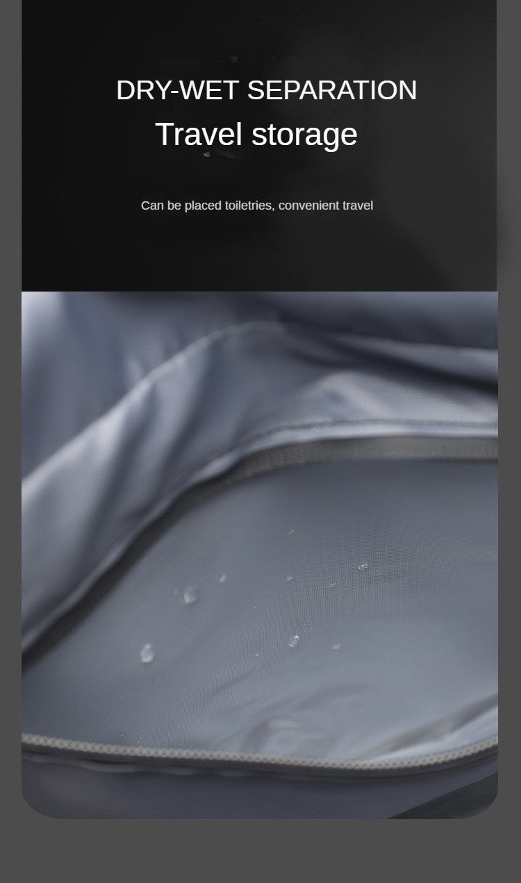 Customized Travel Bag Logo Large Capacity Storage Bag Men's Handheld Shoulder Bag Sports Gym Bag DIY