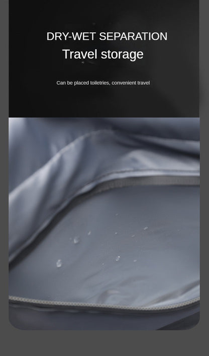 Customized Travel Bag Logo Large Capacity Storage Bag Men's Handheld Shoulder Bag Sports Gym Bag DIY