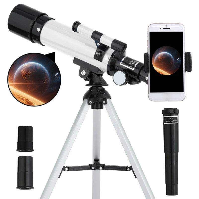 Telescópio astronômico F36050, grande abertura, alta definição, alta ampliação, para observação da lua e estrelas