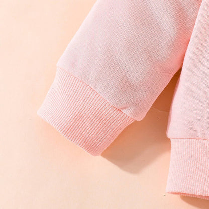 Comfort Fashion Spring-Autumn Baby 2-Piece Clothing Set Children Long Sleeve Hoodie and Color Blocked Pants Everyday Wear Sets