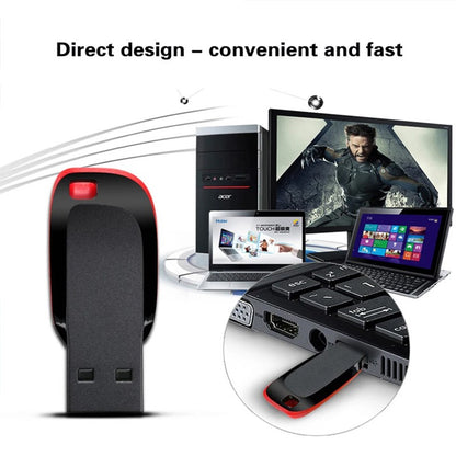 Pendrive USB 2.0 de Alta Velocidade 64GB 32GB 16GB 8GB Memória USB Flash Drives Impermeáveis U Disk 128GB 512GB