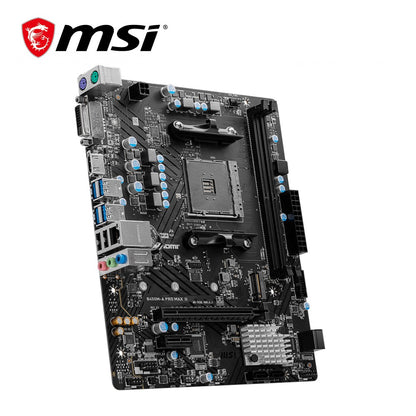 Placa-mãe MSI AMD B450M-A PRO MAX II Nova Memória DDR4 de canal duplo M.2 SATAIII USB3.2 Suporte CPU R9 Soquete AM4