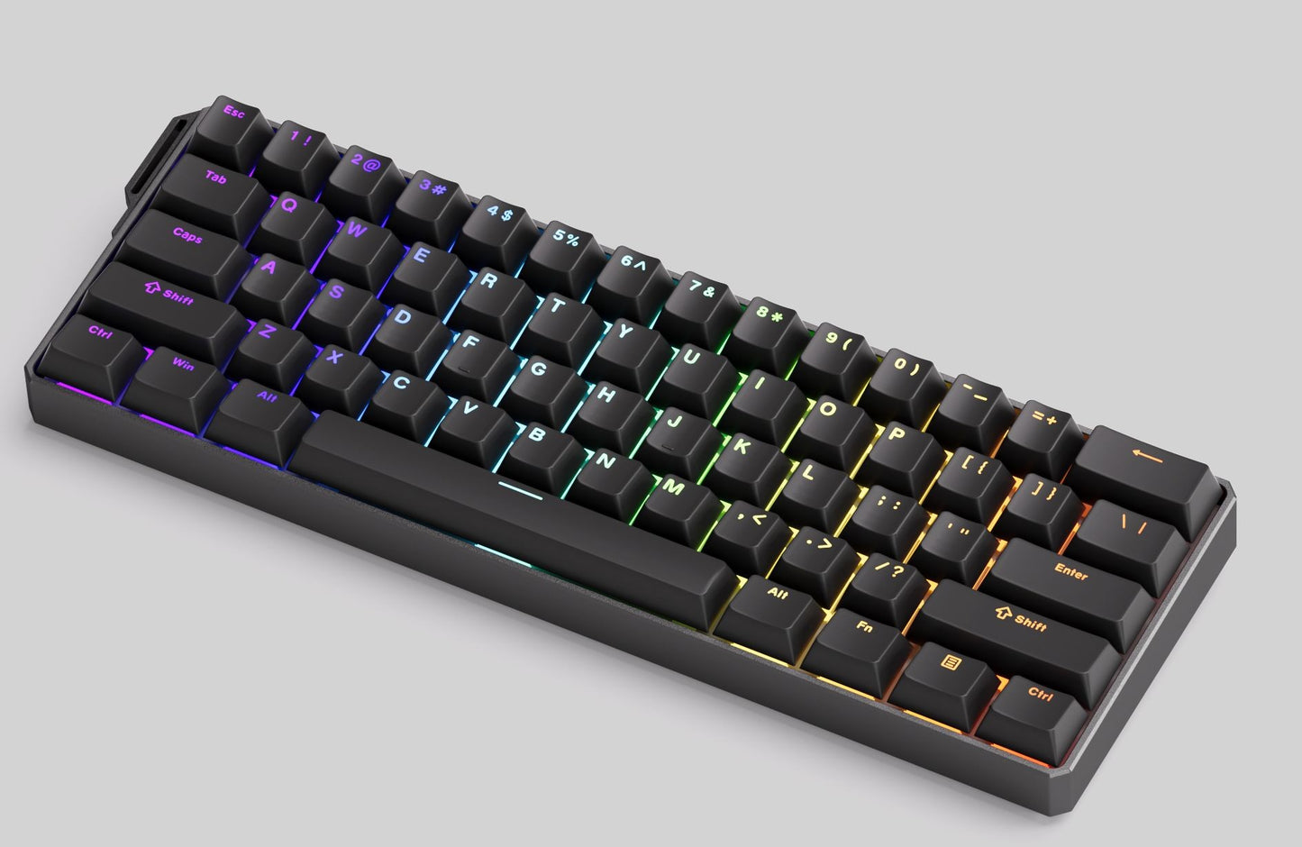 Akko MonsGeek FUN60 Teclado Mecânico Interruptor Magnético Teclados Gamer 60% Gatilho Rápido 0,01mm 8K ARGB HE/TMR Teclado Personalizado