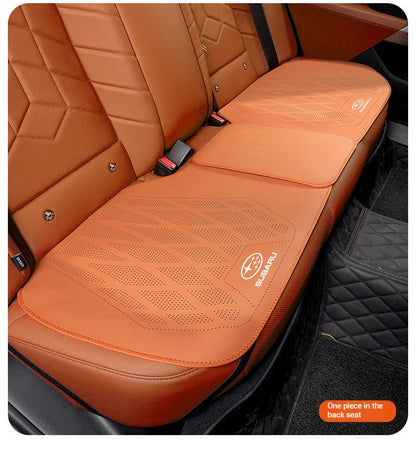Almofada de Assento Ventilada de Couro para Carro Capa de Assento para Subaru STI Brz Wrx Xv Ascent Forester Outback Impreza Legacy Acessórios