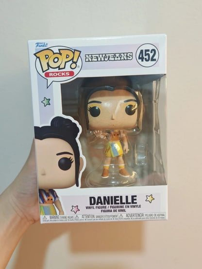 Funko Pop NewJeans Band Hanni Bonecos de Ação Modelo Brinquedos Desenho Animado Kawaii Estatueta Colecionável Edição Limitada Bonecos de Vinil Presentes