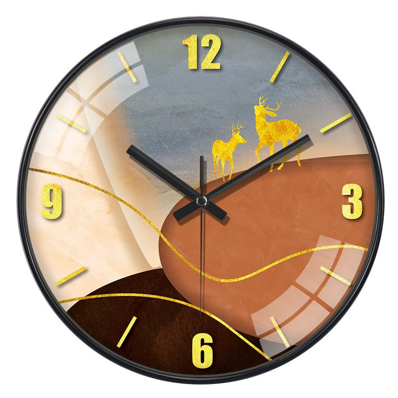 12 Inch luxury silent wall clock simple abstract clock for living room kitchen bedroom Nordic style personalized home decoration