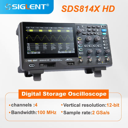 SIGLENT’s SDS800X HD series High Resolution  Digital Storage Oscilloscopes SampleRate 2 GSa/s, 12-bit Analog-Digital ConverterS