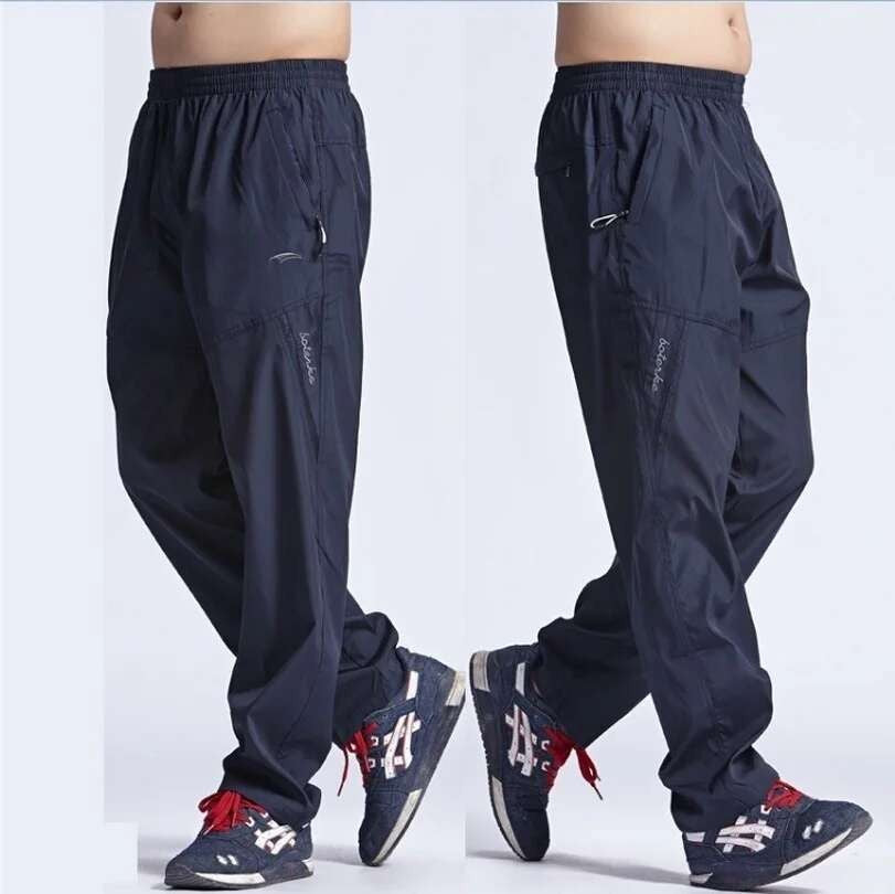 2025 Sportswear Joggers Outside Men's Casual Pants Quickly Dry Breathable Male Pants Men Trousers & Sweatpants Active Pants 6XL