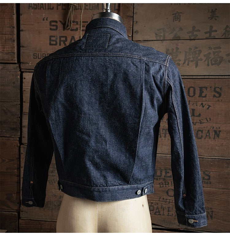Rugged Bronson Lot 817XX Jean Jacket War Model Blue Selvage Denim Blouse