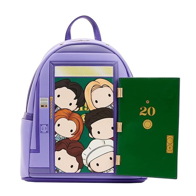 Nova carteira mochila mini Loungefly Disney A Bela e a Fera Bela Vitral Retrato