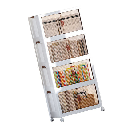 Clearance Deal Folding Children Snack Storage Cabinet Space Saving Organizer Multifunctional Plastic Living Room Baby Wardrobe