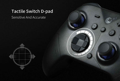 GuliKit ES Pro E-Sports Controller for Nintendo Switch 1/2 Wireless Gamepad with TMR Joystick for PC Windows Android iOS macOS
