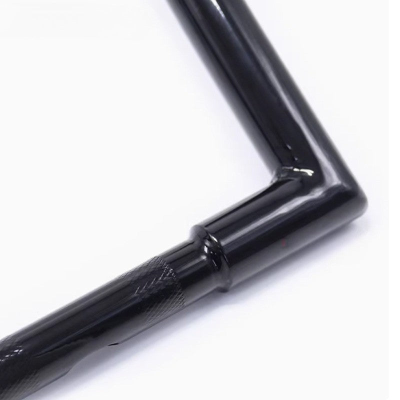 Guidões de motocicleta Glide de 10/12/14/16 polegadas para Harley 883 883n 883XL 1200 Hardman Soft Tail HONDA Iron Horse