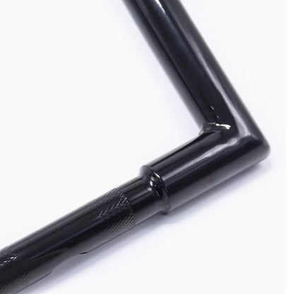 Guidões de motocicleta Glide de 10/12/14/16 polegadas para Harley 883 883n 883XL 1200 Hardman Soft Tail HONDA Iron Horse