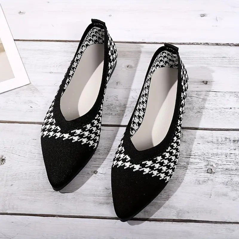 New Women's Ballet Flats Casual Shoes Low Heel Barefoot Elegant Woman Sneakers Comfortable Pointed Toe Loafers Female
