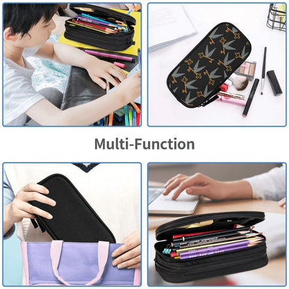 Desenho Animado Harries Filme P-Potters Magic World Estojo de Lápis Caneta Suporte Bolsas Estudante Material Escolar Necessaire Estojo de Lápis