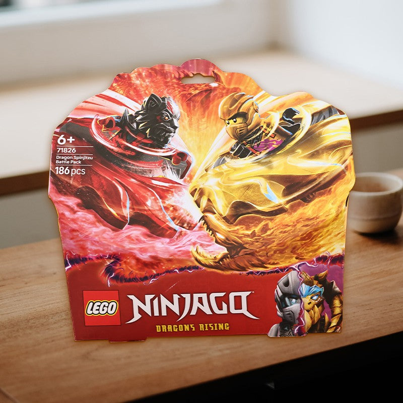Lego 71826 Conjunto de Batalha de Giro Fantasma Shenlong Série Ninjago 2025 Blocos de Montar Novos