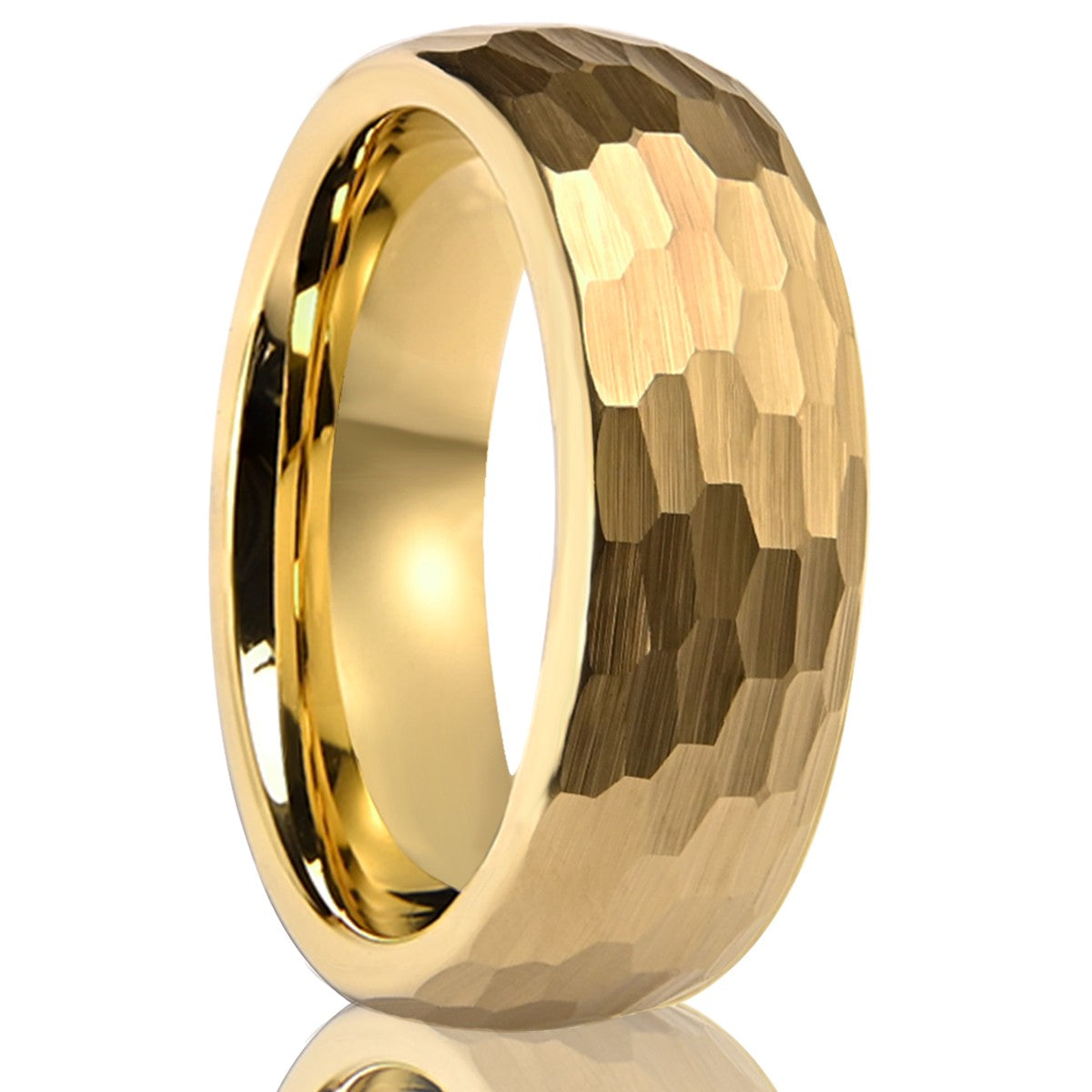 anel de carboneto de tungstênio para homem anéis anel homem casal noivado joias da moda alianças de casamento Anéis de noivado martelados