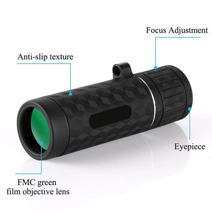 Monóculo 3000X25 Poderoso Portátil Prisma BAK4 Revestimento FMC Leve Mini Telescópio para Concertos Caça ao Ar Livre Acampamento
