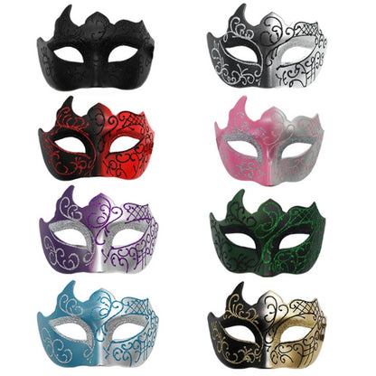 2PCS/set Couple Masks Lace Women Mask Men Painted Half Face Mask Eye Mask Set Party Masquerade Wedding Decoration Costume Prom